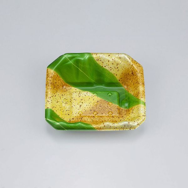 刺身トレー SFサシミ61 笹なごみ 本体　1200枚(50枚×24) 0271261007275　シーピー化成（直送品）