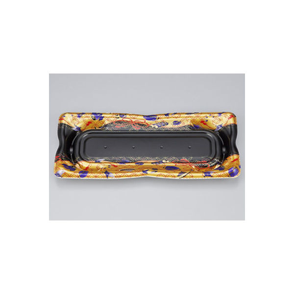 寿司容器　SF華皿15 こづち黒 本体　1000枚(50枚×20) 0275615004585　シーピー化成（直送品）