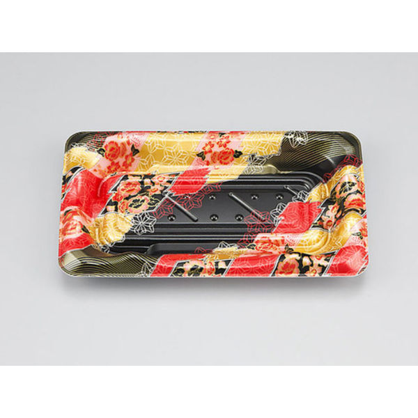 寿司容器　SF港13 ななみ赤 本体　1500枚(50枚×30) 0276413004415　シーピー化成（直送品）