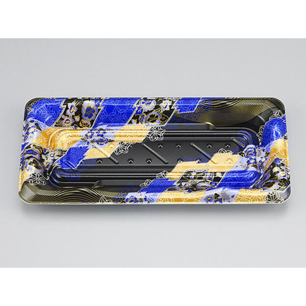 寿司容器　SF港14 ななみ青 本体　1200枚(50枚×24) 0276414004425　シーピー化成（直送品）