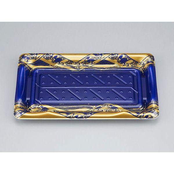 寿司容器　SF港25 八重波紺 本体　800枚(50枚×16) 0276425002775　シーピー化成（直送品）