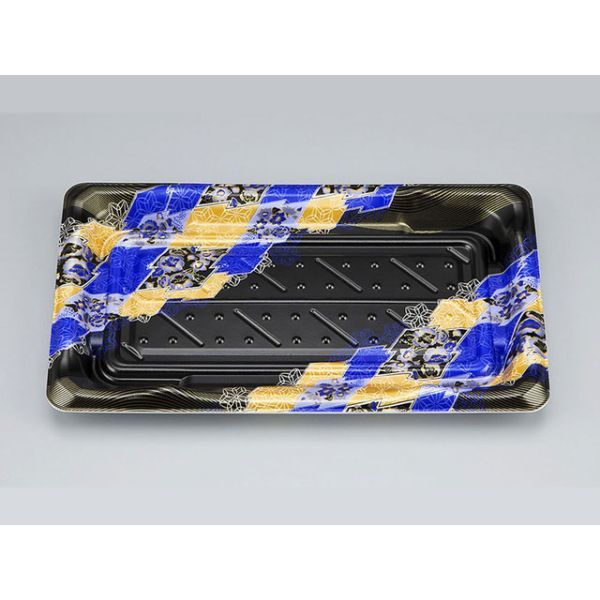 寿司容器　SF港25 ななみ青 本体　800枚(50枚×16) 0276425004425　シーピー化成（直送品）