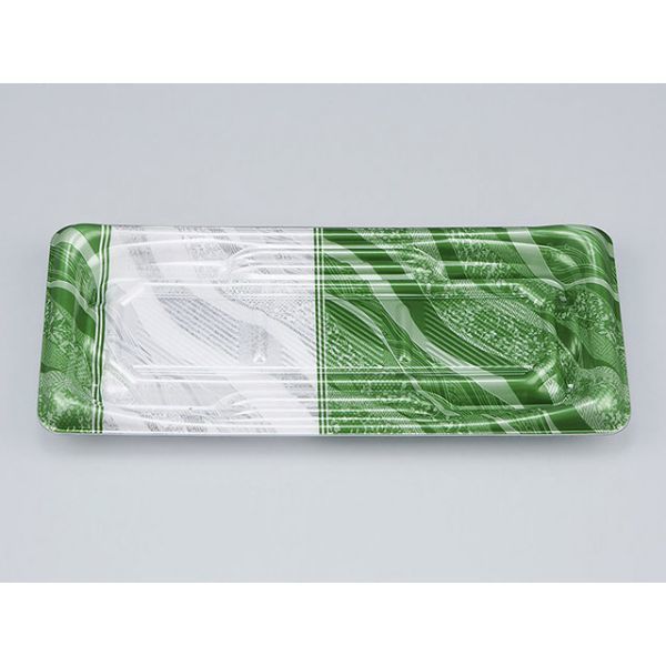 寿司容器　SFうま盛3 流景緑本体　1000枚(50枚×20) 0276803005335　シーピー化成（直送品）