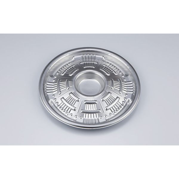 オードブル容器　SF新プレート丸23DX本体　480枚(10枚×48) 0277323000105　シーピー化成（直送品）