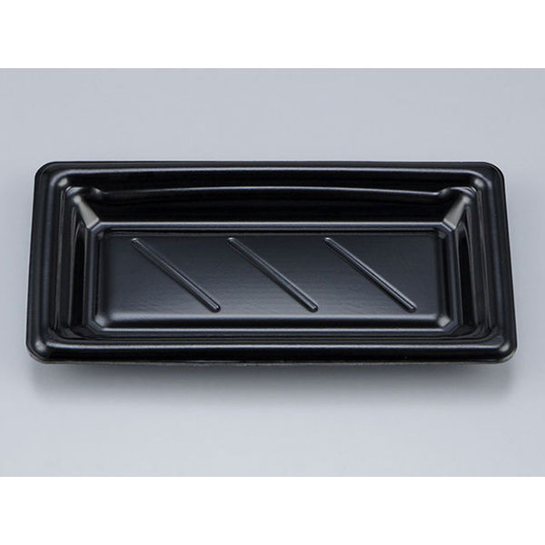 寿司容器　SF和角14 黒本体　1200枚(50枚×24) 0278014000525　シーピー化成（直送品）