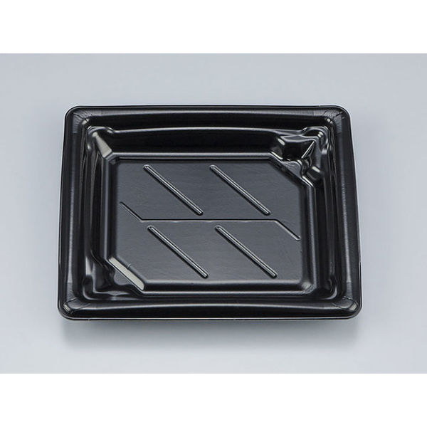 寿司容器　SF和角23 黒本体　1200枚(50枚×24) 0278023000525　シーピー化成（直送品）