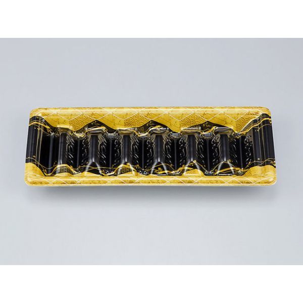 寿司容器　SF和角巻段26-10菱蒔絵本体　1000枚(50枚×20) 0278126107295　シーピー化成（直送品）