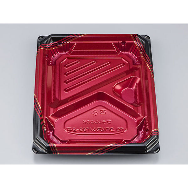 弁当容器　BFNアルバ8S-2平 トレブルR本体　600枚(50枚×12) 0280108627305　シーピー化成（直送品）