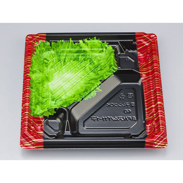 弁当容器　BFNアルバ11-1平 滝縞L本体　400枚(50枚×8) 0280111117165　シーピー化成（直送品）