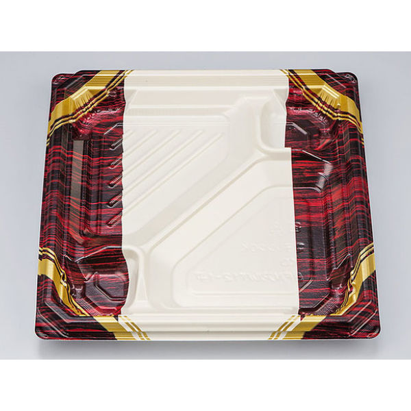 弁当容器　BFNアルバ12-1平 ミルクW本体　400枚(50枚×8) 0280112115155　シーピー化成（直送品）