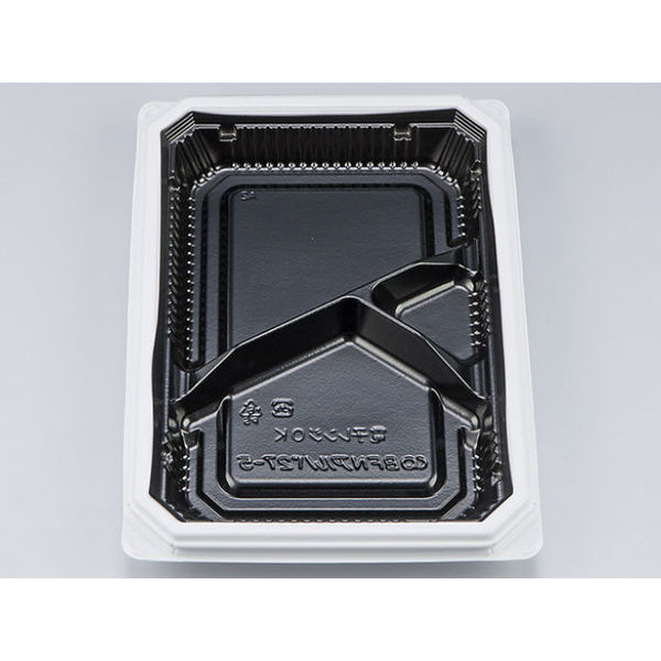 弁当容器　BFNアルバ27-5 BW本体　600枚(50枚×12) 0280127057235　シーピー化成（直送品）