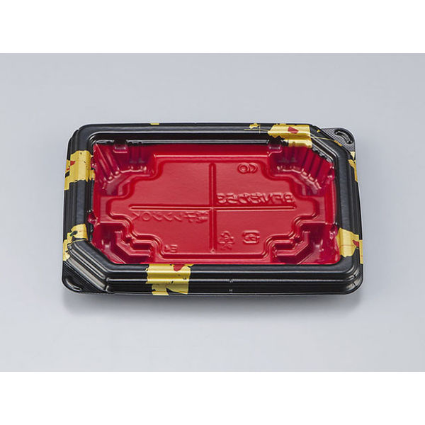 惣菜容器　BFNたわら3 輪島内赤本体　800枚(50枚×16) 0280203008315　シーピー化成（直送品）