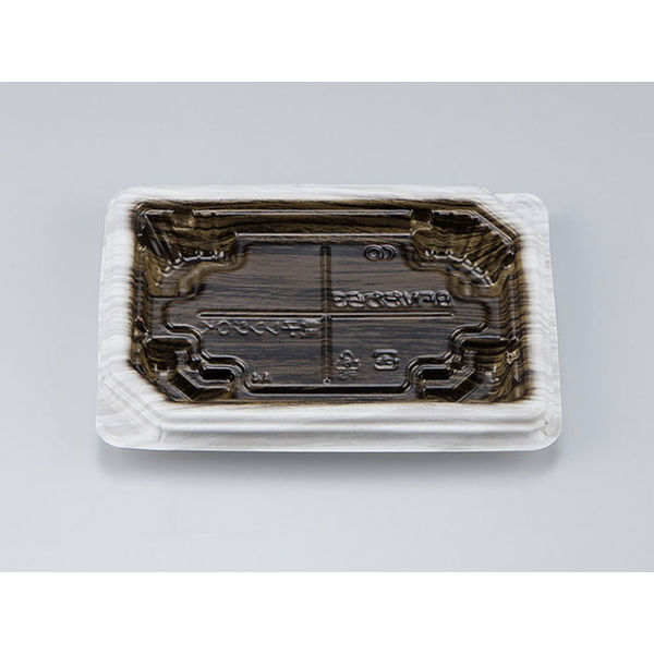 惣菜容器　BFNたわら3 和もく白茶本体　800枚(50枚×16) 0280203008335　シーピー化成（直送品）