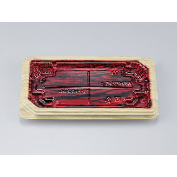 惣菜容器　BFNたわら4 和もく赤本体　800枚(50枚×16) 0280204001815　シーピー化成（直送品）