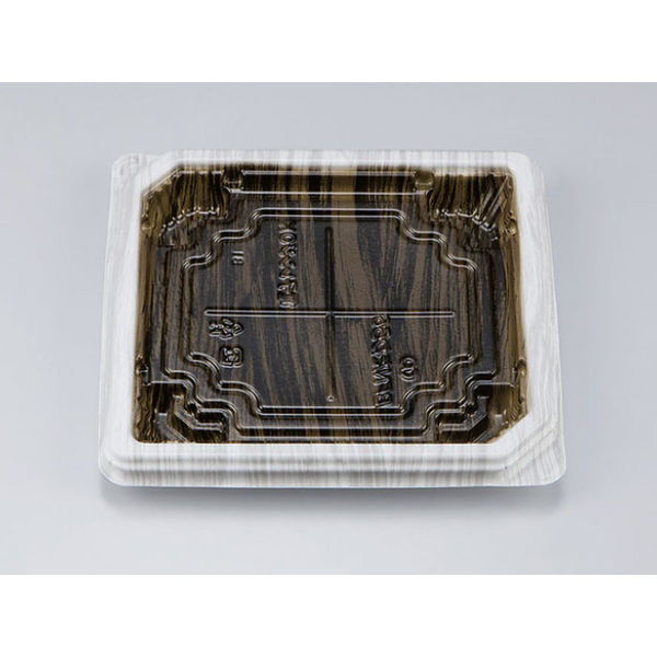 惣菜容器　BFNたわら6 和もく白茶本体　600枚(50枚×12) 0280206008335　シーピー化成（直送品）