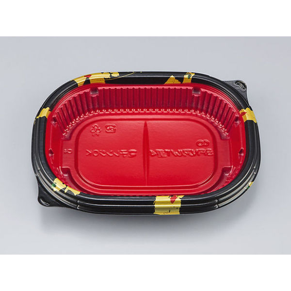 弁当容器　BFNアルバ重4 輪島内赤本体　800枚(50枚×16) 0280304008315　シーピー化成（直送品）