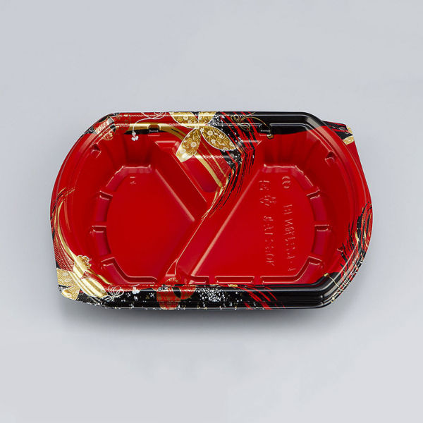 弁当容器　BFN味音(みおん)21-1 結花赤本体　600枚(50枚×12) 0281021014295　シーピー化成（直送品）