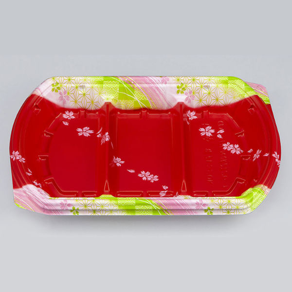 弁当容器　BFN味音(みおん)26-1 春茜本体　600枚(50枚×12) 0281026014255　シーピー化成（直送品）