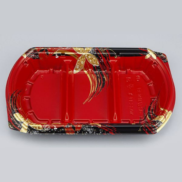 弁当容器　BFN味音(みおん)26-1 結花赤本体　600枚(50枚×12) 0281026014295　シーピー化成（直送品）