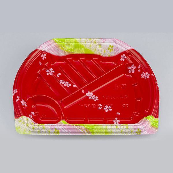 弁当容器　BFN味音(みおん)32-1 春茜本体　600枚(50枚×12) 0281032014255　シーピー化成（直送品）