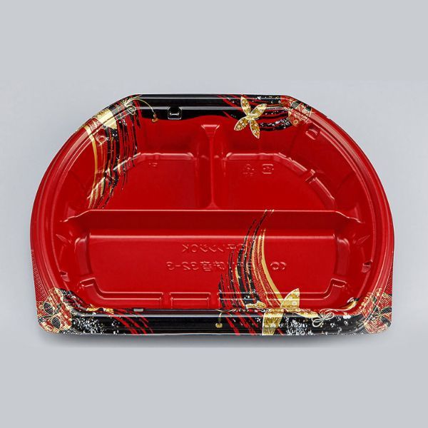 弁当容器　BFN味音(みおん)32-3 結花赤本体　600枚(50枚×12) 0281032034295　シーピー化成（直送品）