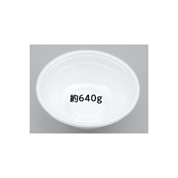 どんぶり容器　VK-363-1無地本体　1200枚(50枚×24) 0300363010155　シーピー化成（直送品）