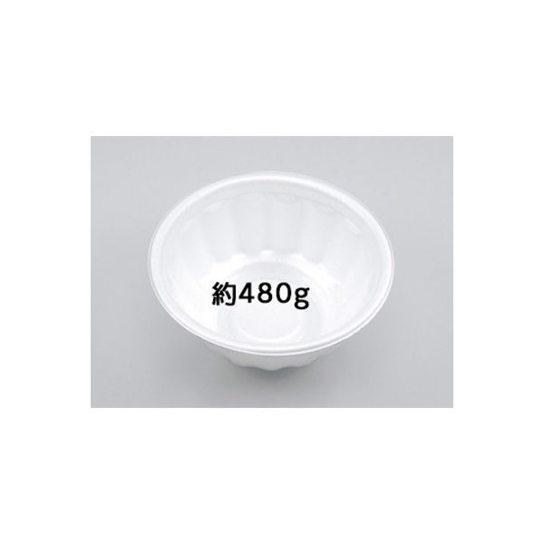 麺・スープ容器　VK-371-1無地本体　800枚(50枚×16) 0300371010155　シーピー化成（直送品）