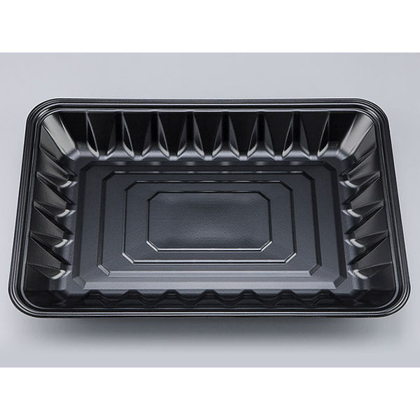 トレー　新L大33-23-38 黒　400枚(50枚×8) 0518332360520　シーピー化成（直送品）