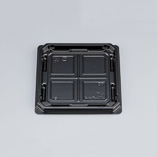 菓子容器　UFパルチェ4 黒本体　1200枚(50枚×24) 0595404000525　シーピー化成（直送品）