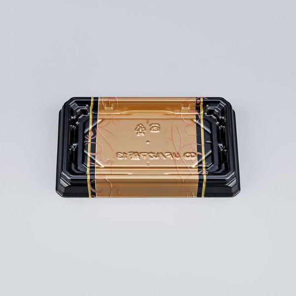 寿司容器　UFハカマ板13 みつる金本体　1200枚(50枚×24) 0597113008965　シーピー化成（直送品）