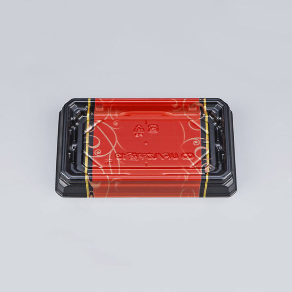寿司容器　UFハカマ板13 みつる朱本体　1200枚(50枚×24) 0597113008975　シーピー化成（直送品）