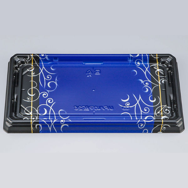 寿司容器　UFハカマ板26 みつる青本体　600枚(50枚×12) 0597126008955　シーピー化成（直送品）