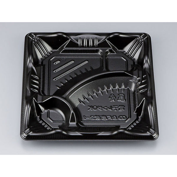 弁当容器　BF恵味2-1 黒本体(N)　800枚(50枚×16) 0745802010525　シーピー化成（直送品）