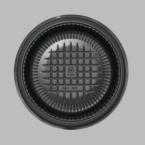 福助工業 T-丼麺 中皿 穴なし 600枚(50枚×12) 0721077 1ケース(600枚入(50枚×12袋))（直送品）