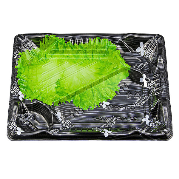 弁当容器　BF恵味8-1 黒板目LB本体(N)　600枚(50枚×12) 074580801A135　シーピー化成（直送品）