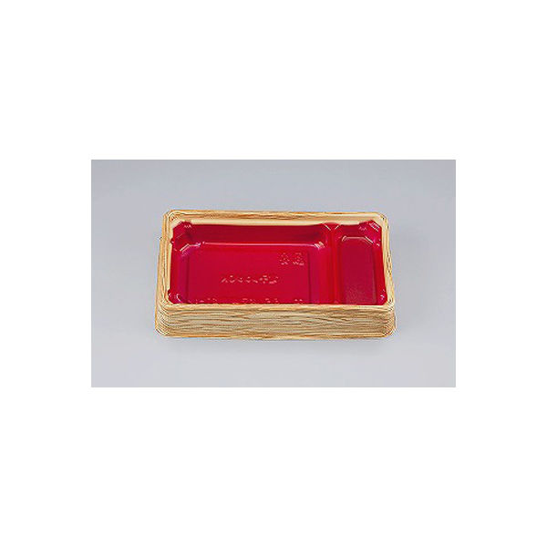 どんぶり容器　BFハカマ集重27-1杉板赤本体(N)　800枚(50枚×16) 0748327011355　シーピー化成（直送品）