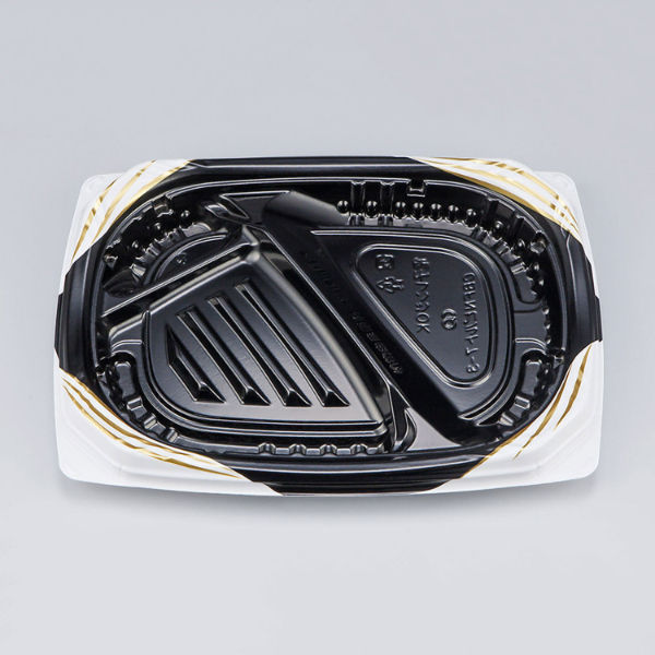 弁当容器　CBFNビルト7-3 ソアBW本体　600枚(50枚×12) 0A10107034705　シーピー化成（直送品）