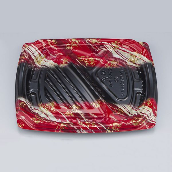 弁当容器　CBFNビルト8-2 鮫雲赤本体　600枚(50枚×12) 0A10108022915　シーピー化成（直送品）