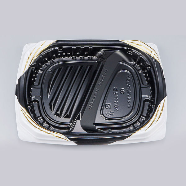 弁当容器　CBFNビルト8S-2 ソアBW本体　600枚(50枚×12) 0A10108524705　シーピー化成（直送品）