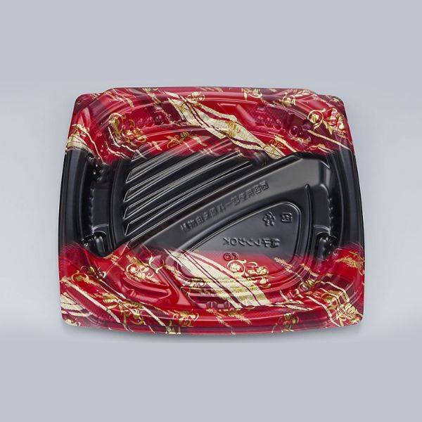 弁当容器　CBFNビルト12-1 鮫雲赤本体　400枚(50枚×8) 0A10112012915　シーピー化成（直送品）