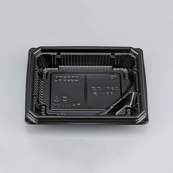 どんぶり容器　CBFN御重(おじゅう)85-1浅 黒本体　900枚(50枚×18) 0A10285210525　シーピー化成（直送品）