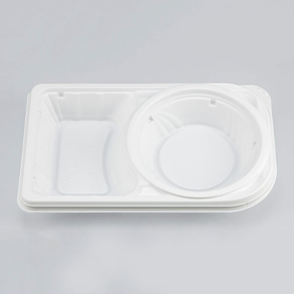 弁当容器　CBFNランチ11 ホワイト本体　600枚(50枚×12) 0A10311000075　シーピー化成（直送品）