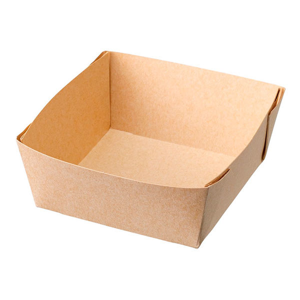 弁当容器 エコフィール 紙トレー F-650T【weeco】 450枚(50枚×9) 134014 1ケース(450枚入(50枚×9袋))（直送品）