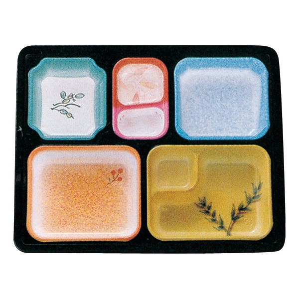 タカギ産業 仕出弁当 TS-BOX110 中仕切 柄付 100枚(25枚×4) 2003003 1ケース(100枚入(25枚×4袋))（直送品）