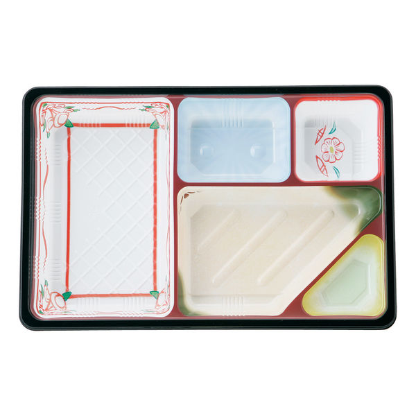 弁当容器 TSR-90-60(2) 柄付 本体 900枚(50枚×18) 2004570 1ケース(900枚入(50枚×18袋))（直送品）