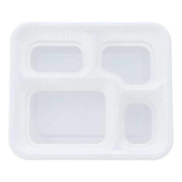 タカギ産業 弁当容器 TY-2 本体:白 1200枚(50枚×24) 2004983 1ケース(1200枚入(50枚×24袋))（直送品）