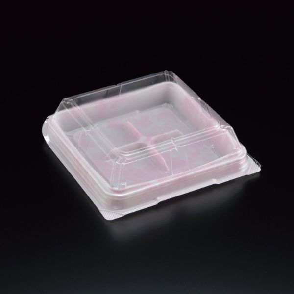 スミ フードパック ユニコン JW-4 石紋(桃) 800枚(50枚×16) 5JW4169 1ケース(800枚入(50枚×16袋))（直送品）