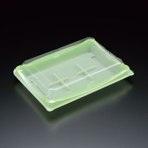 スミ フードパック ユニコン MS-60 草(緑) 600枚(100枚×6) 5M66156 1ケース(600枚入(100枚×6袋))（直送品）