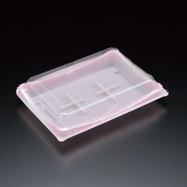 スミ フードパック ユニコン MS-60 さくら(桃) 600枚(100枚×6) 5M66159 1ケース(600枚入(100枚×6袋))（直送品）