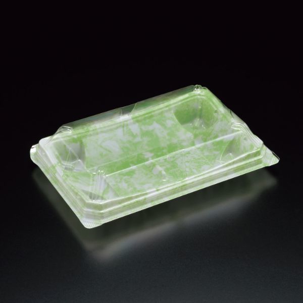 スミ フードパック ユニコン RX-18M 石紋(新緑) 600枚(50枚×12) 5R18M64 1ケース(600枚入(50枚×12袋))（直送品）